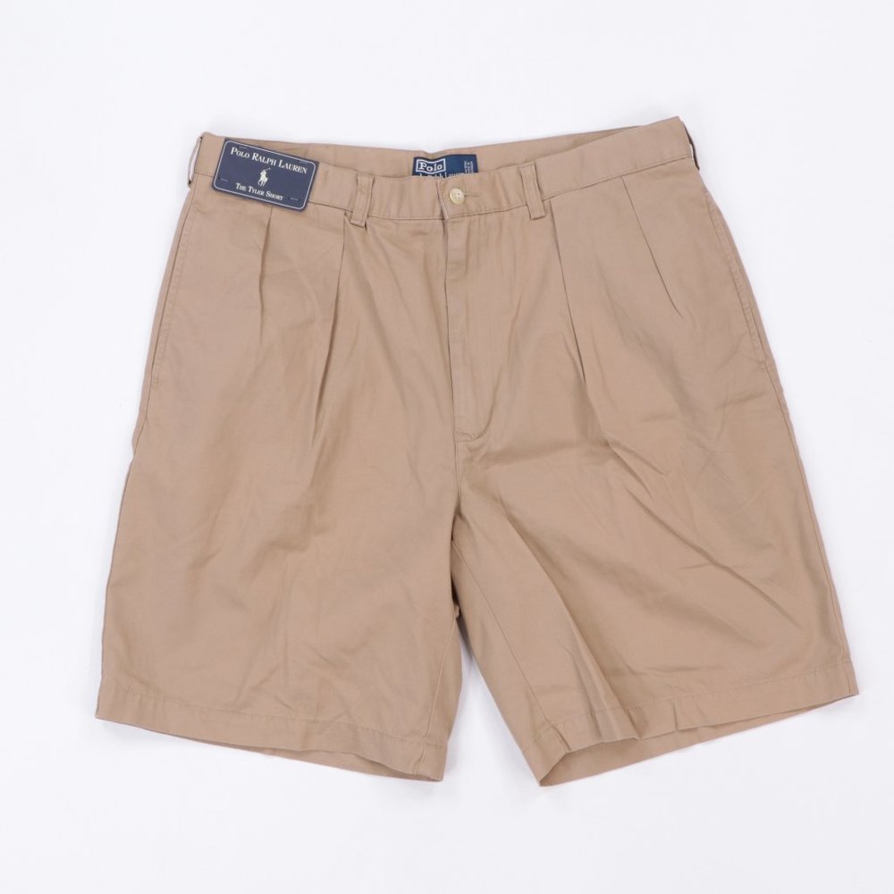 New Men's Polo by Ralph Lauren Khaki Golf Shorts